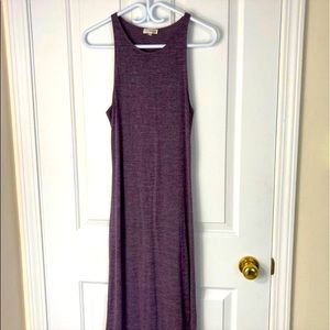 Wilfred Free Purple Marled Midi Dress